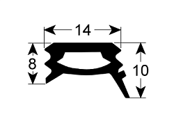 Уплотнитель дверцы 560x445 мм для COMENDA (200974)