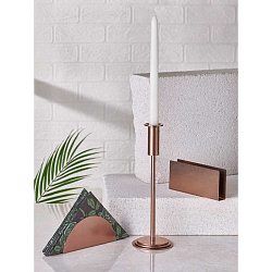 Подсвечник 26,5 см ретро медь NARIN