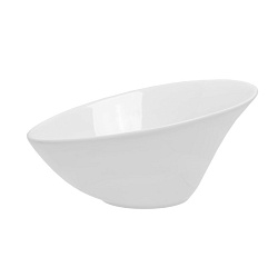 Салатник скошенный край 207 мм, 880 мл Royal White 4-16 TUDOR ENGLAND (TU0002-1)