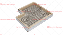Спираль 6000W в сборе с плитой для GICO (770124250)