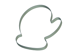 Форма кондитерская Варежка для FOODATLAS (УТ000011674)