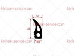 Уплотнитель для печи (3286083)