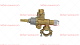 Кран газовый 22/V ANGELO PO (33D1991)