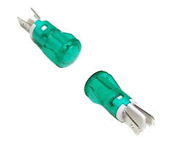 Лампа индикаторная зеленая LED 12 мм для ATESY