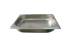 Гастроемкость перфорированная без крышки нержавеющая GN-1/2 325х265х40 мм ROAL