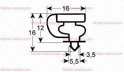 Уплотнитель изоляционный для TECFRIGO (0200401)