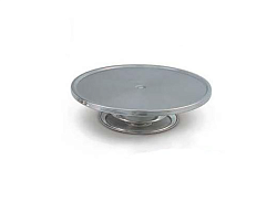 Подставка для торта 32 см на ножке нержавеющая сталь MGSTEEL