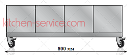 Опора для установки колес BSUPPFW8 ELECTROLUX (206367)