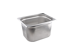 Гастроемкость перфорированная GN1/2 х200 мм 325х265 мм 12 л 4 мм нержавеющая сталь MGSTEEL