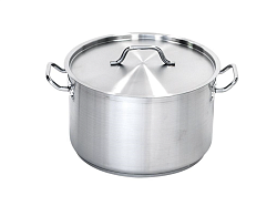 Кастрюля 14 л 30х20 см тройное дно с крышкой (индукция) нержавеющая сталь MGSTEEL