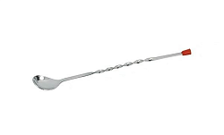 Ложка барменская с красной кнопкой 25 см, нержавеющая сталь MGSTEEL