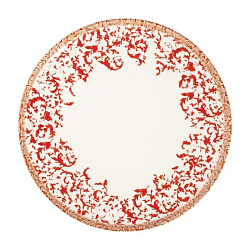 Тарелка для пиццы 31см Venecia Maroon ID Fine