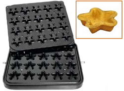 Форма для тарталеток в виде звезд DH Tartmatic Plate 25 KOCATEQ