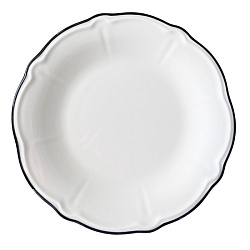 Тарелка 29см Line Black 1972 BY ID FINE
