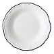 Тарелка 29см Line Black 1972 BY ID FINE