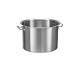 Кастрюля 9,8 л без крышки MACO (HG-SS201187)