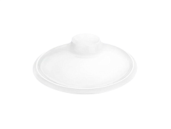 Блюдо для подачи круглое 200 мм с соусником, утолщенный край WILMAX