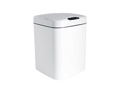 Ведро для мусора сенсорное JAH-6511 15 л (квадратное, белое) FOODATLAS