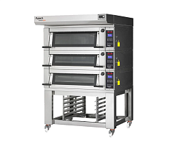 Печь подовая BAKERY LINE E2K6SHSE DP (с подставкой и направляющими) APACH