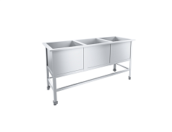 Ванна моечная 3 секции Стандарт НК ВМО3-530СНК-М ПИЩЕВЫЕ ТЕХНОЛОГИИ