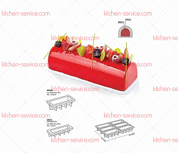 Форма силиконовая кондитерская 230х55х50 мм PAVONI (KE011FP)