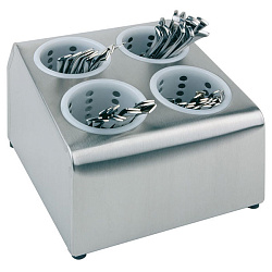 Подставка для столовых приборов + 4 емкости APS