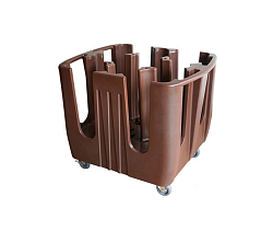 Тележка для посуды пластик 90х72х77 см NORMA