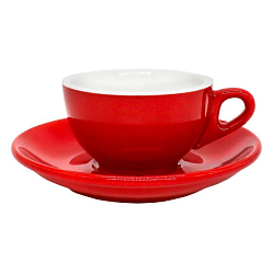 Пара чайная 200 мл красная Barista P.L. PROFF CUISINE (CS200312-RED)