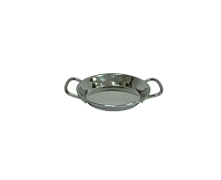 Сковорода порционная 15 см, 0,25 л, нержавейка с 2 ручками MGSTEEL