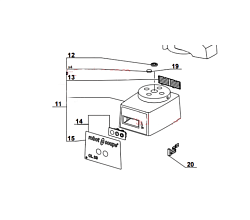 Корпус для овощерезки CL20 ROBOT COUPE (39301)