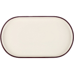 Блюдо для подачи с бортом 29,7х16,9см фарфор «Блисс» KUNSTWERK