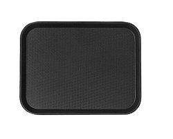 Поднос черный 46х36 см прямоугольный CAMBRO (1418FF-110)