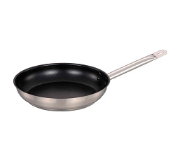 Сковорода 20 см, 1,2 л, нержавейка с антипригарным покрытием, индукция MGSTEEL