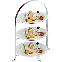 Этажерка 3 яруса для тарелок 43 см APS