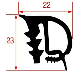 Уплотнитель дверной для RATIONAL (5105.1004)