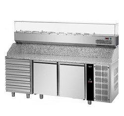 Стол для пиццы COOK LINE APZ03D6+VR4 200 VD APACH