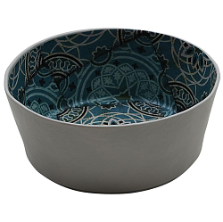 Салатник 3000 мл круглый Damask Blue пластик меламин P.L. PROFF CUISINE (JW14009-TAI)