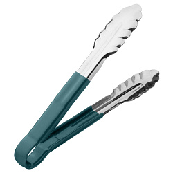 Щипцы универсальные 24 см зеленая ручка MGSTEEL