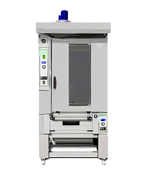 Печь миниротационная электрическая BAKERY LINE C46EL TSTA+E218PA/C с подом на колесах APACH