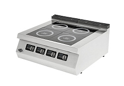 Плита индукционная EMP.PLS.7IND020 4-конфорочная настольная EMPERO