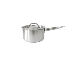 Сотейник нержавеющий 2,0 л 160х95 мм, индукция, тройное дно, с мерной шкалой ROAL