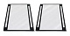 Комплект стеклянных панелей для пароконвектомата SCC 201 RATIONAL (87.01.414)