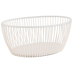 Корзина для фруктов «Сварт» белая 20 см APS
