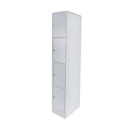 Шкаф для сумок металлический шс-1 300х500х1860 4 ячейки ITERMA