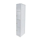 Шкаф для сумок металлический шс-1 300х500х1860 4 ячейки ITERMA