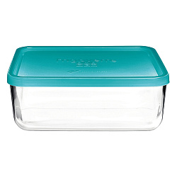 Контейнер для продуктов прямоугольный с крышкой 371мл стекло, полиэтилен «Фриговерре» BORMIOLI ROCCO