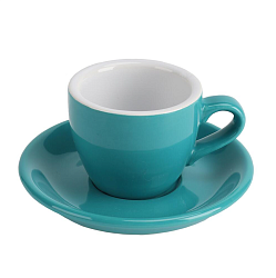 Кофейная пара 80 мл голубая Barista P.L. Proff Cuisine (HJ13083-80SET-17710)