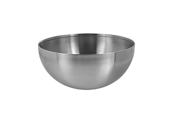 Миска 0,7 л, 7 см, полусферическая, нержавеющая сталь MGSTEEL