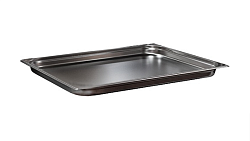 Гастроемкость без крышки нержавеющая GN-2/1 10 л, 650х530х40 мм ROAL