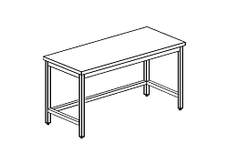 Стол производственный CHEF LINE LWT715F APACH